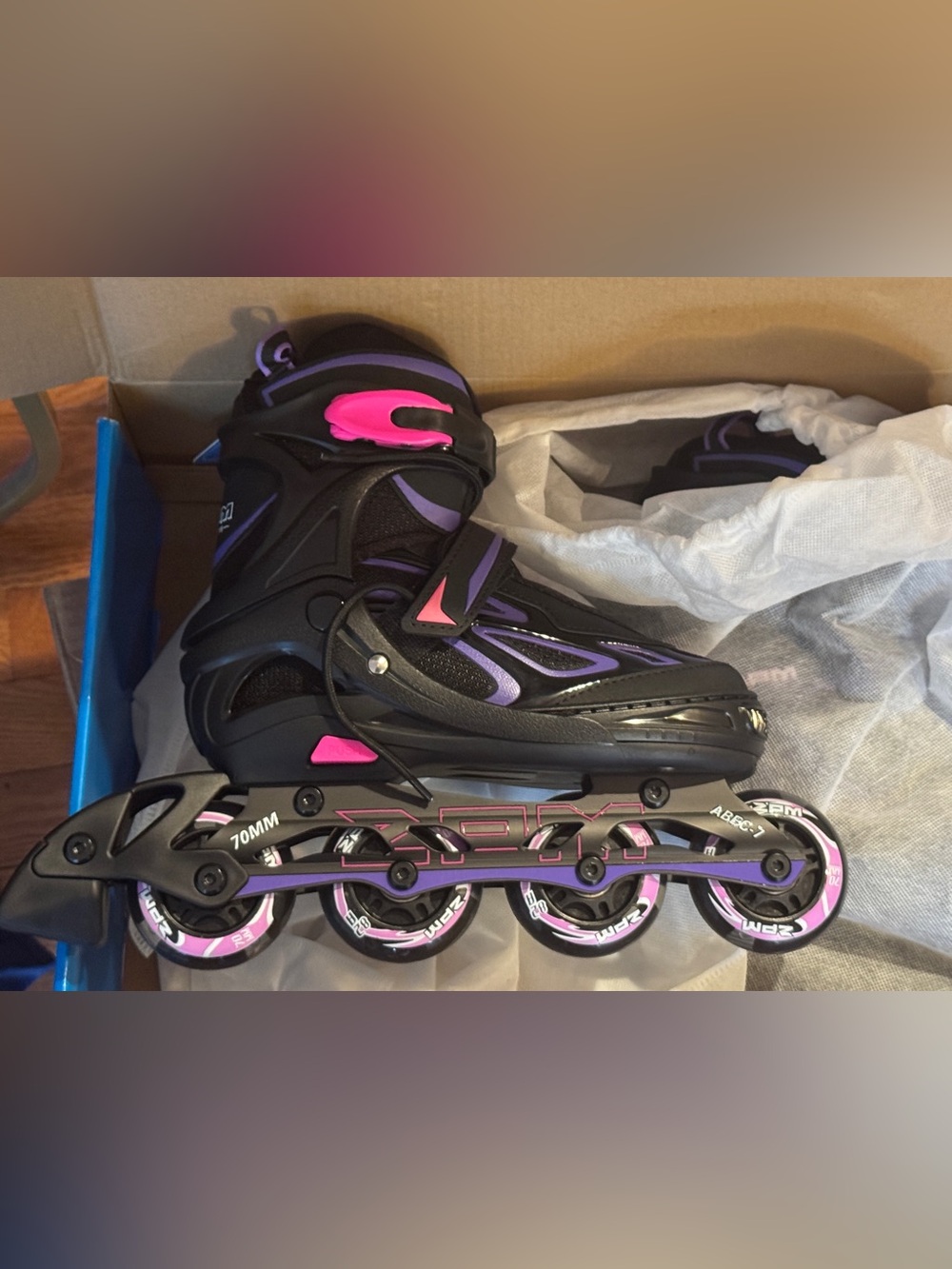 2PM SPORTS Kids Adjustable Inline Skates- Size 1Y-4Y- NIB- $60